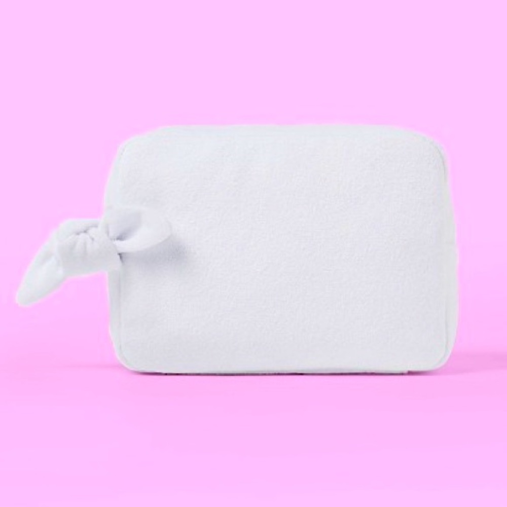 Stoney Clover Lane x Target White Terry Cloth Large Pouch